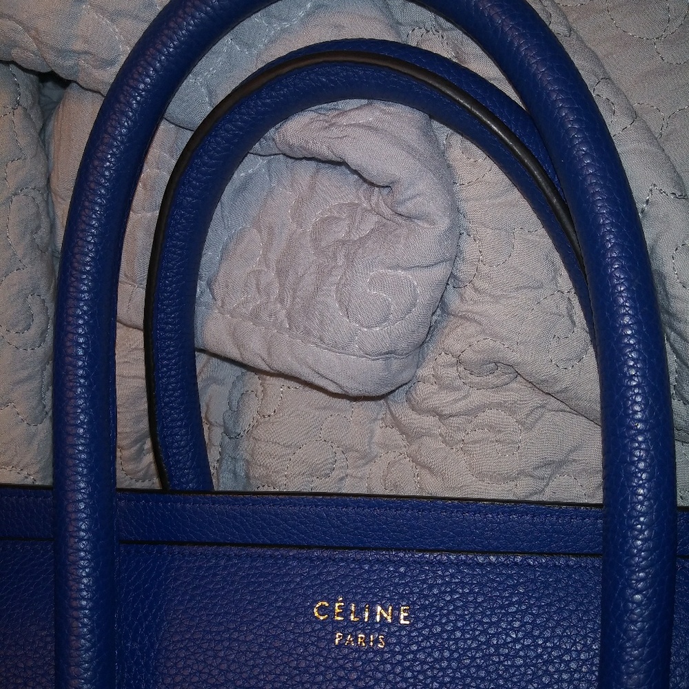 Sold E Bay 🥀Celine mini luggage indigo blue - - Picture 6 of 8